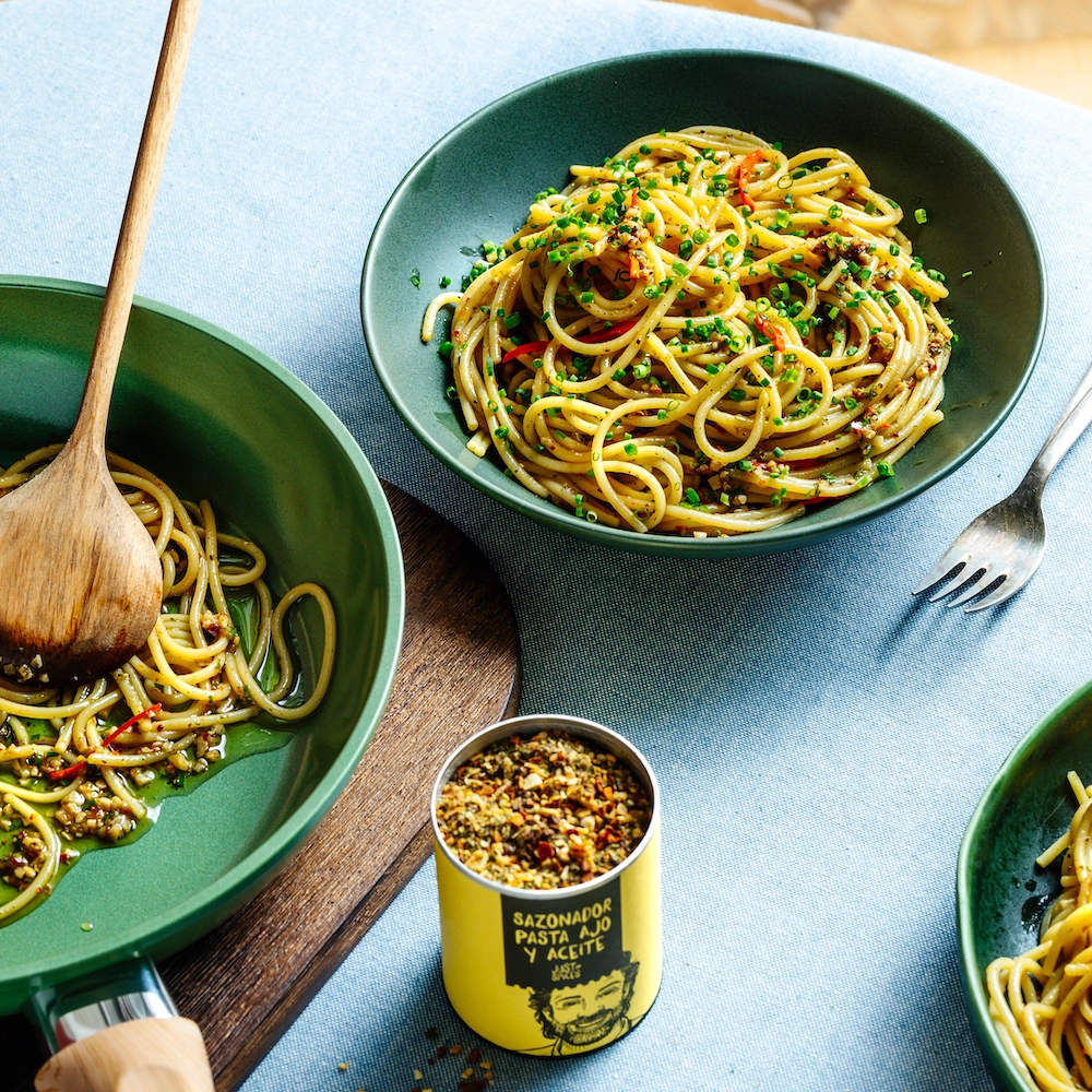 Espaguetis aglio e olio