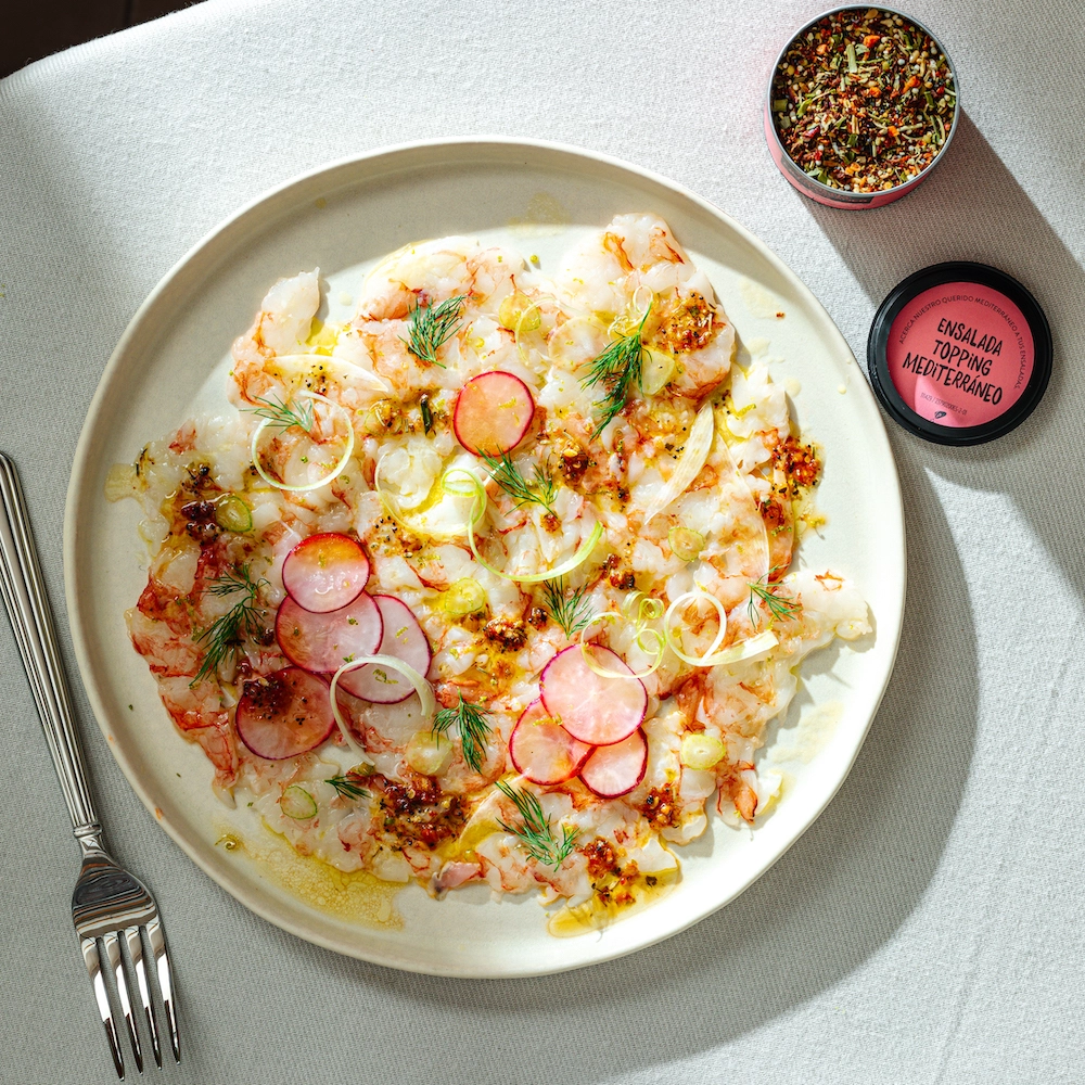 Carpaccio de gambas