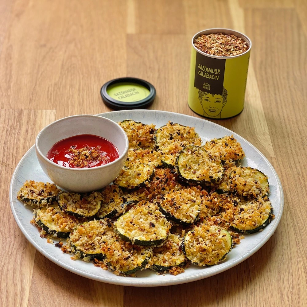 Chips de calabacín en airfryer