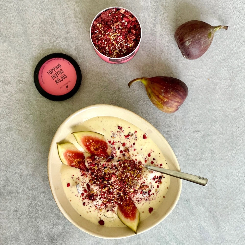 Smoothie bowl de helado de higo